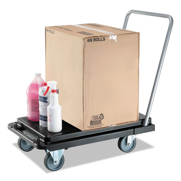 deflecto® Heavy-duty Platform Cart, 500 Lb Capacity, 21 X 32.5 X 37.5, Black freeshipping - TVN Wholesale